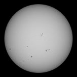 Słońce 18.09.2025 godz. 08.45